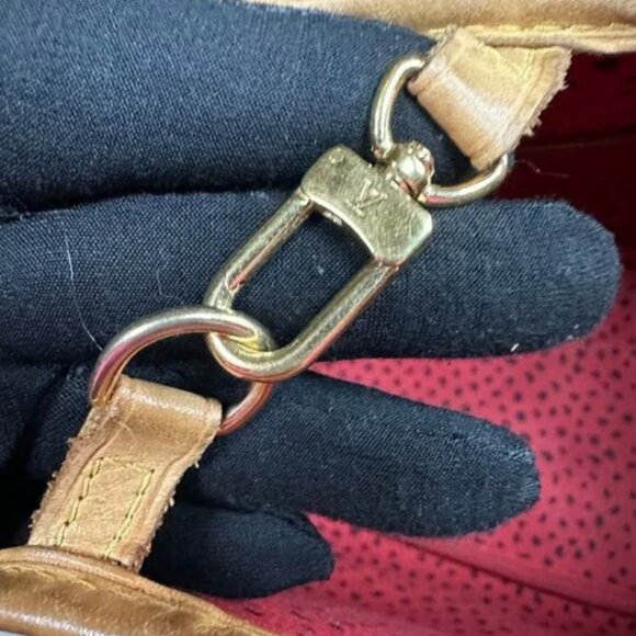 Yayoi Kusama x Louis Vuitton Red Waves Monogram Neverfull MM Tote Bag - Picture 10 of 16